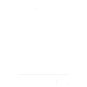 B Corp Logo White