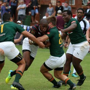 South African school rugby match at Kearsney Easter Rugby Festival